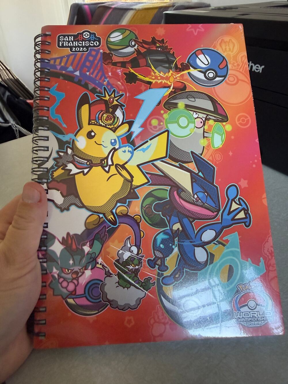 Pokémon World Championships XP 2026 Spiral Notebook San Francisco Exclusive